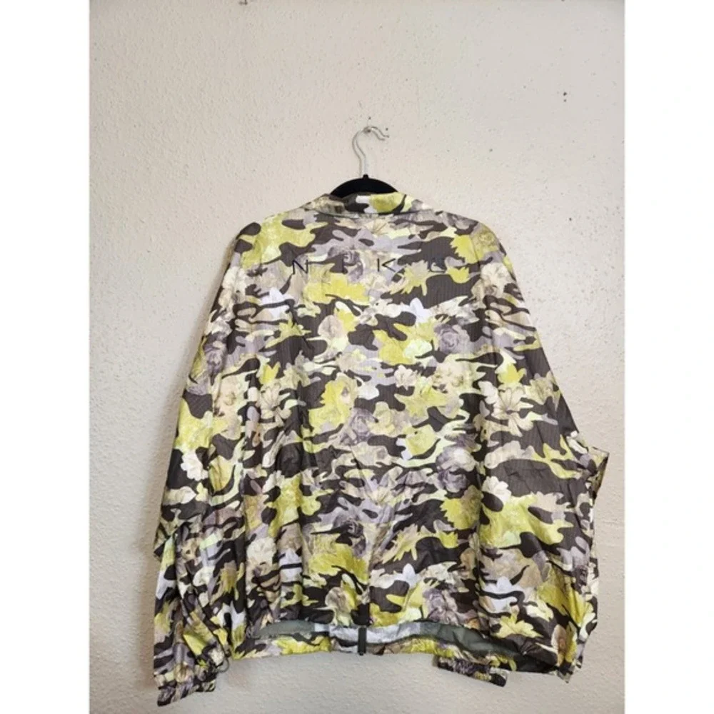 Nike Womens Multicolor Camouflage Sportwear Woven Full Zip Track Jacket Size 3X‎